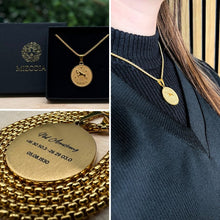 Load image into Gallery viewer, Zodiac Necklace with Personalized Engraving - Gift Box