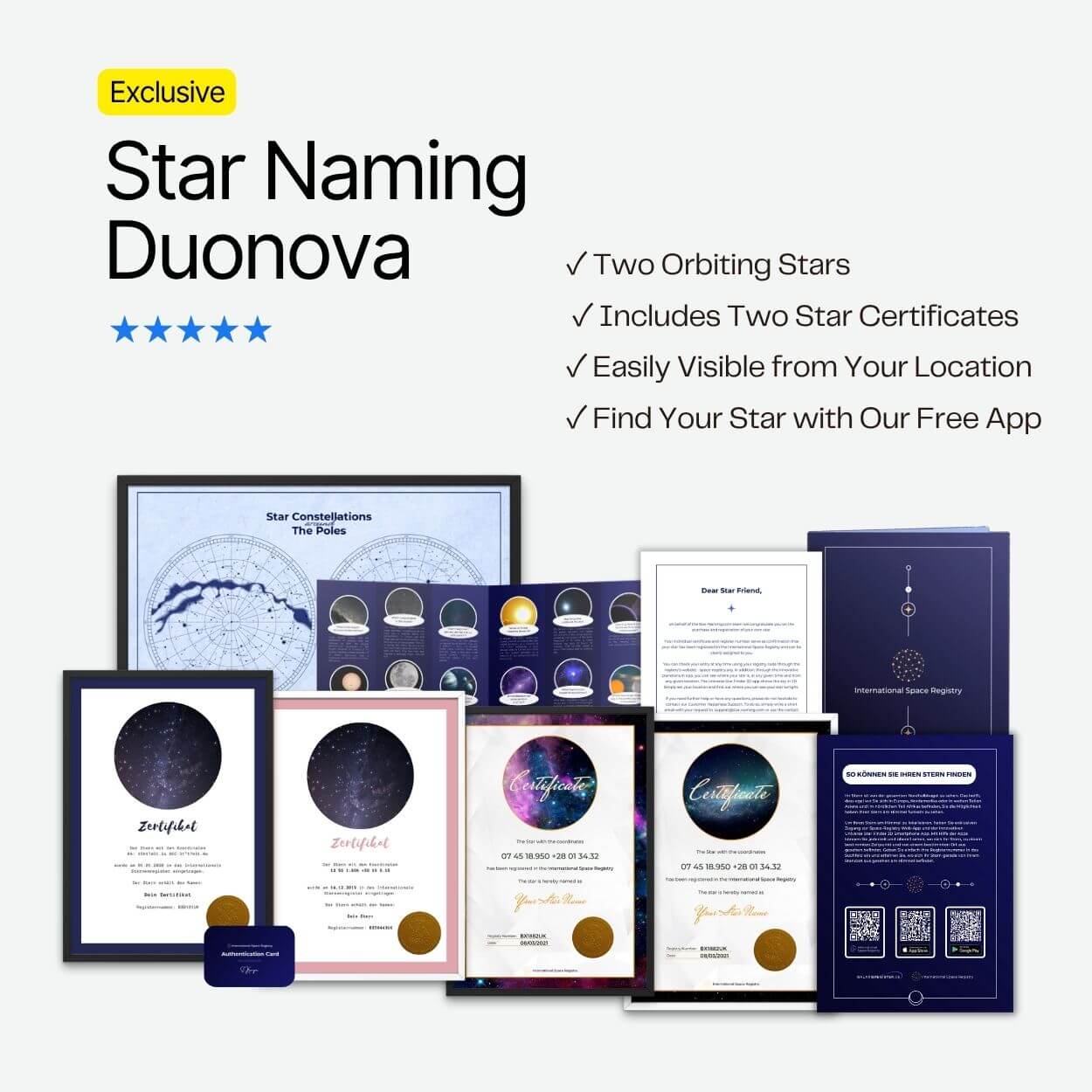 Name a Star Duonova Package